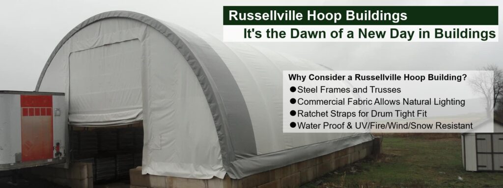 Russellville Hoop Buildings banner